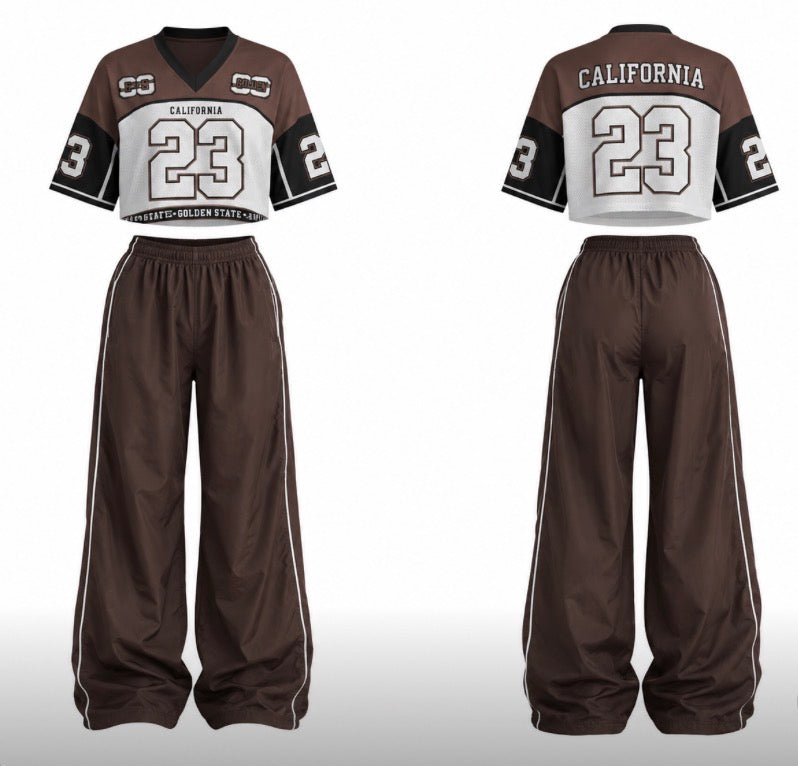 Streetwear two piece set, can be separate